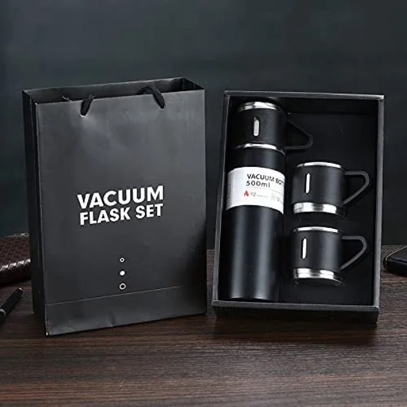 vacuum flask set 500ml 保溫杯 分享杯 露營用 水壺
