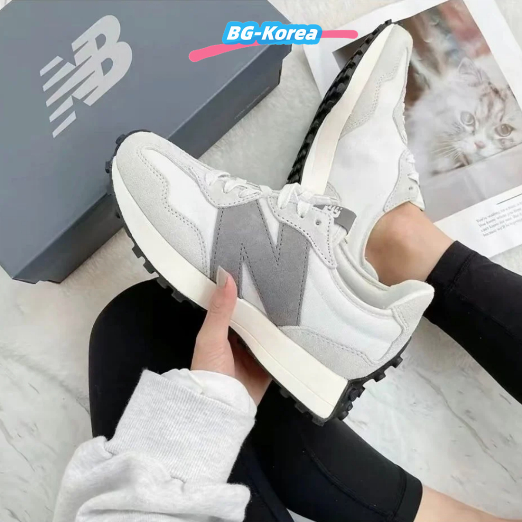 BG-Korea New Balance 327 芝麻牛奶 灰白 麂皮 雲霧灰 男女休閒鞋 NB327 MS327WE