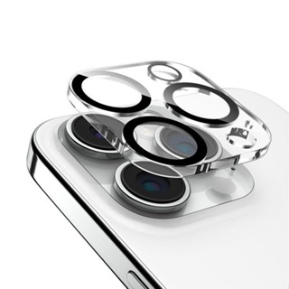RAPTIC Apple iPhone 15 Pro/15 Pro Max 一體式鏡頭玻璃貼(兩套裝)