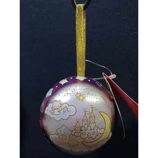 2015 雙子星 （2）kikilala 馬口鐵聖誕紫色球形糖果鐵盒
