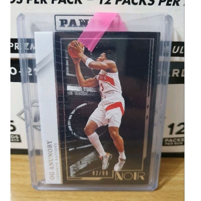 NBA 球員卡 Panini Noir OG Anunoby 限量99 92/99 黑國寶