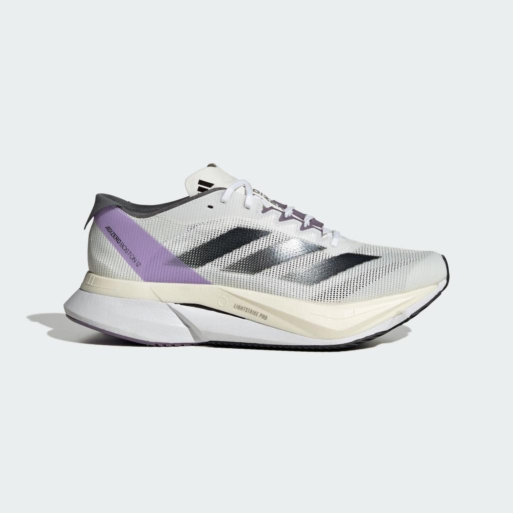 ADIDAS 跑步鞋 ADIZERO BOSTON 12 W 女 ID6900 白紫色