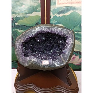 ~ esp超紫度 10.5kg.((烏拉圭結晶花紫水晶洞)) 藏風 納氣.納財.聚財