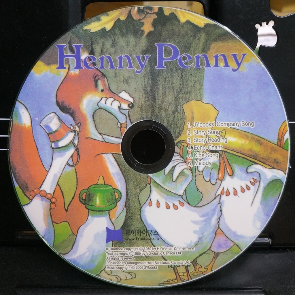 (二手 CD) Henny Penny 單CD 無書 (韓國JY Books版) (廖彩杏老師推薦)