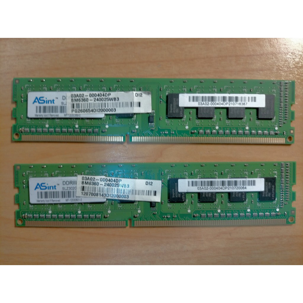D.桌上型電腦記憶體-ASint昱聯科技DDR3-1600 雙通道2GB*2共4GB 不分售  直購價90