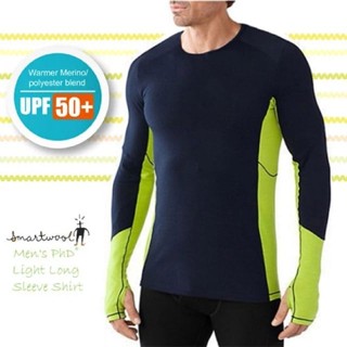 【SmartWool】男 款四季型美麗諾羊毛圓領薄長袖排汗衣 PhD Light 衛生衣 內衣 海軍藍 SW0SO932