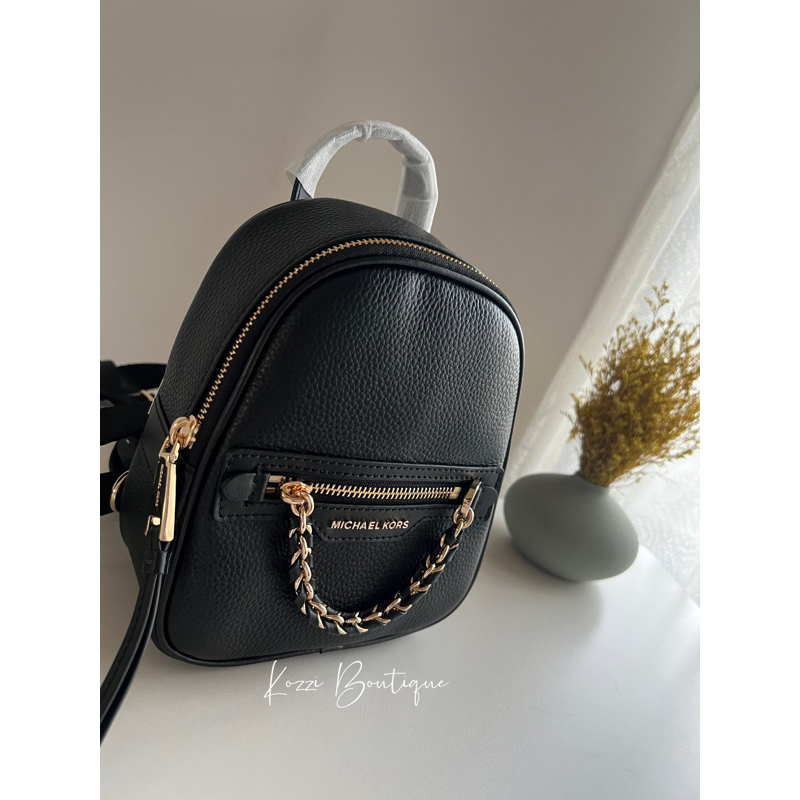 現 Michael Kors Elliot mini 迷你 後背包 backpack Mk 老花 後背 Mk包