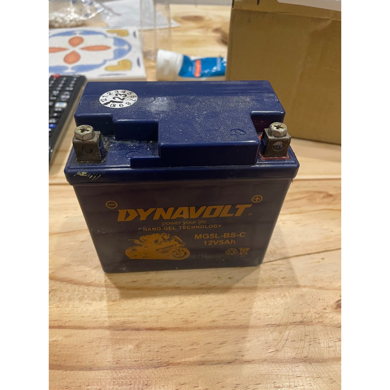 二手 DYNAVOLT藍騎士MG5L-BS-C 奈米膠體電池 對應型號湯淺YTX5L-BS、統力GTX5L-BS