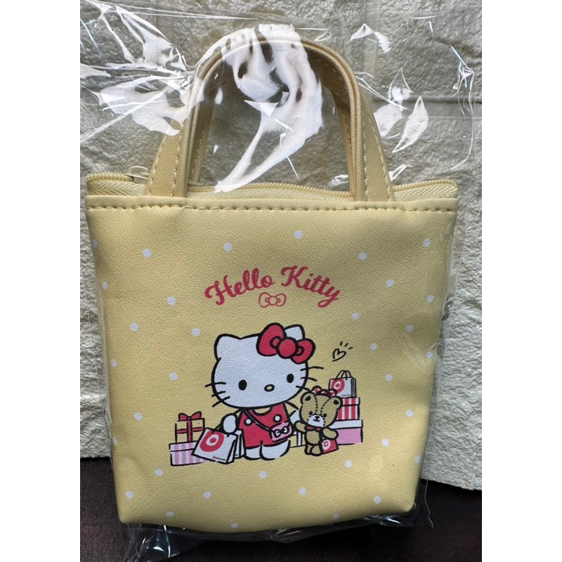 Hello Kitty 正版三麗鷗鵝黃色鑰匙包，全新