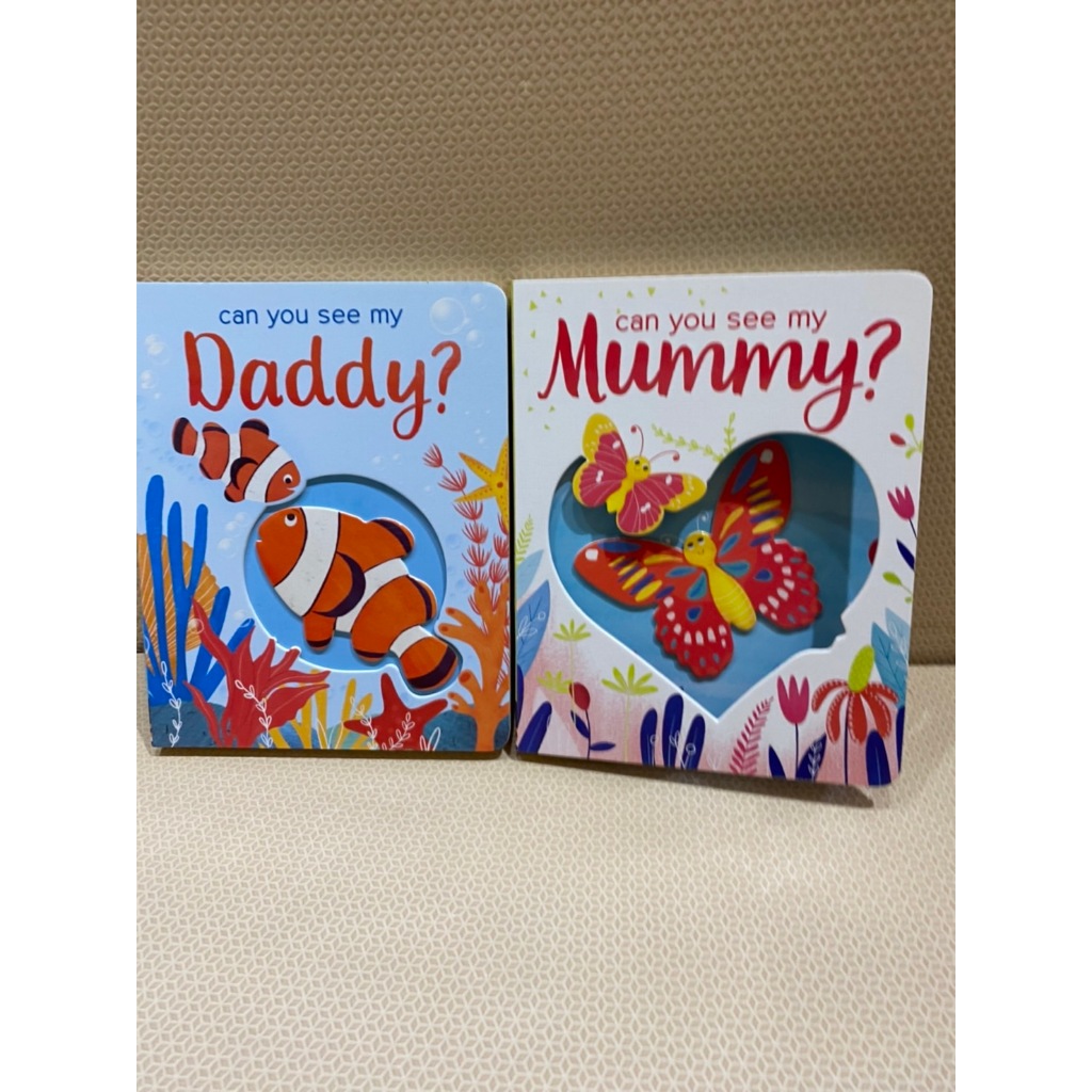 現貨 Can You See My Daddy/Mummy 2冊套裝-適用好餓的毛毛蟲點讀筆-年齡段: 1歲-4歲