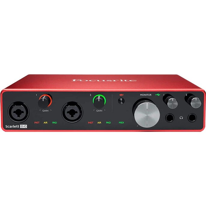 Focusrite Scarlett 8i6 錄音介面【帝米數位音樂】