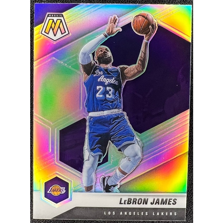 NBA 球員卡 Lebron James 2019-20 Mosaic Mosaic Silver 銀亮