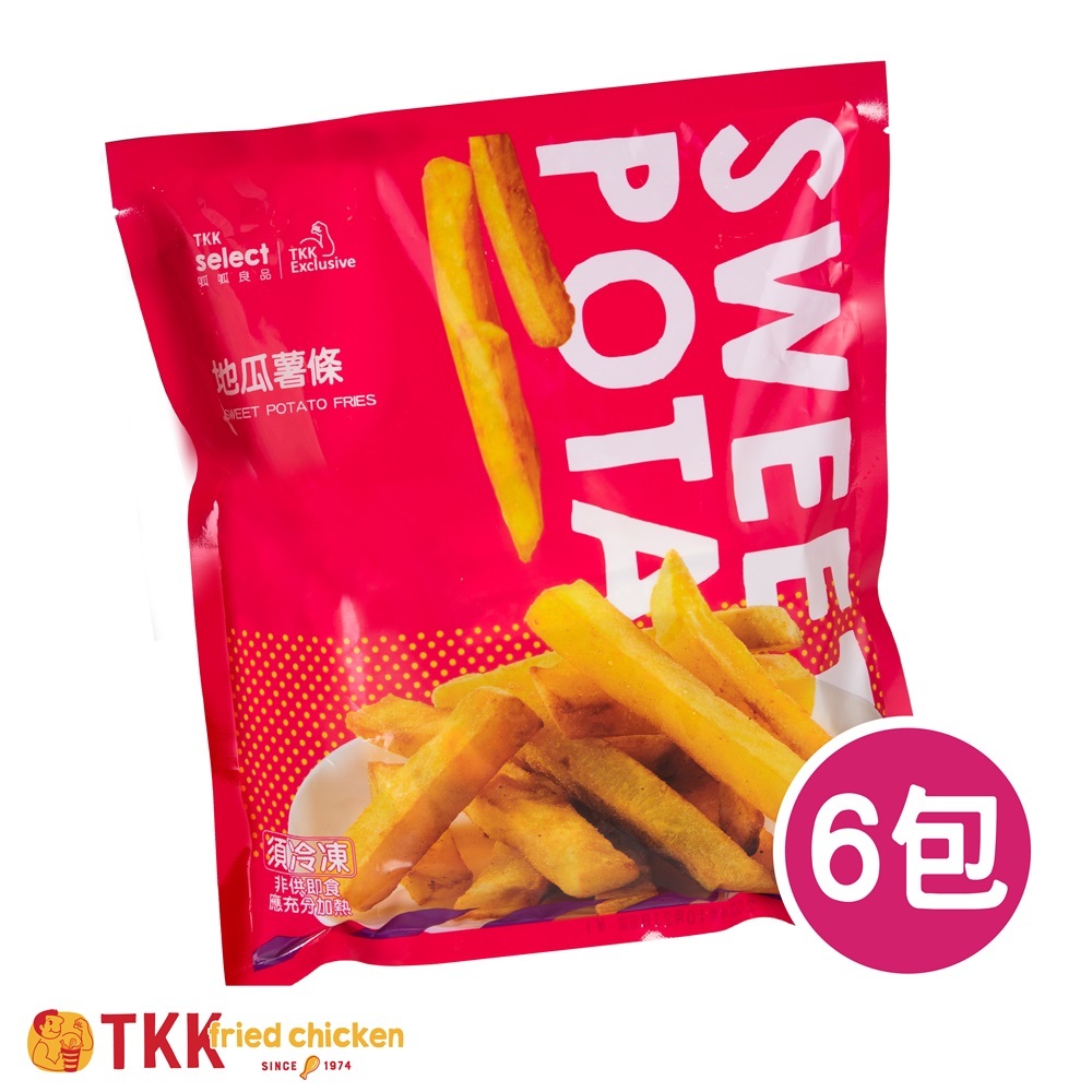 【TKK 頂呱呱】地瓜薯條料理包6包組 (600g/包*6)｜免運