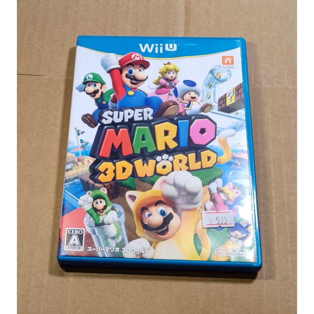 便宜賣！Wii U日版遊戲- 超級瑪利歐 3D世界（瘋電玩）