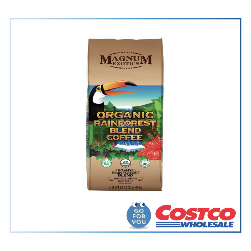 Magnum 熱帶雨林有機咖啡豆 907公克