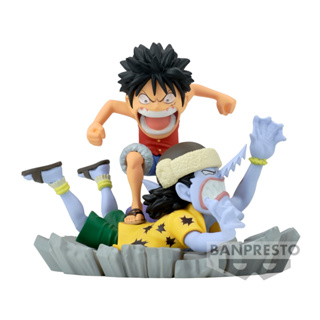 【BANPRESTO】 代理版 航海王 WCF LOG STORIES 魯夫VS惡龍 景品