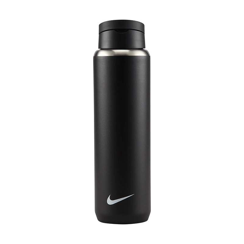 NIKE RCHARGE STAINLESS STEEL STRAW 700ML 水壺 不鏽鋼 黑 DX7045-091