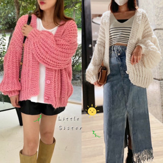 現🔥超勾追😍《小姐姐韓國代購》正韓 粗編織紋鬆鬆外套 針織 外套 Miy