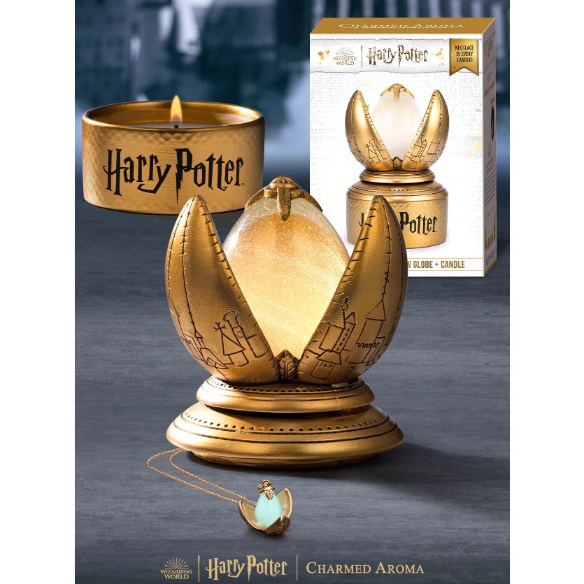 🍁加拿大直送🍁 Charmed Aroma Harry Potter 哈利波特 金蛋 香氛蠟燭 + 夜光項鍊