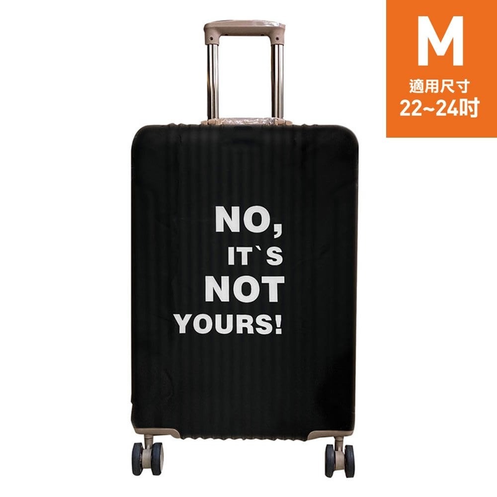 印花行李箱套-M (22-24吋)『英文』23-23038