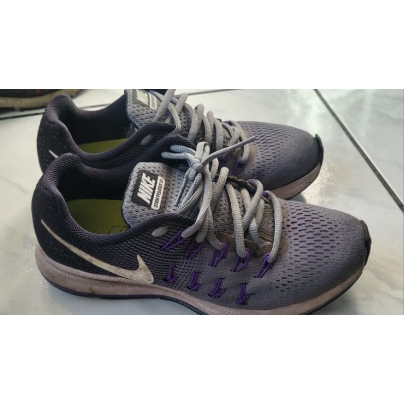 Nike女運動慢跑鞋(24.5cm)二手藍