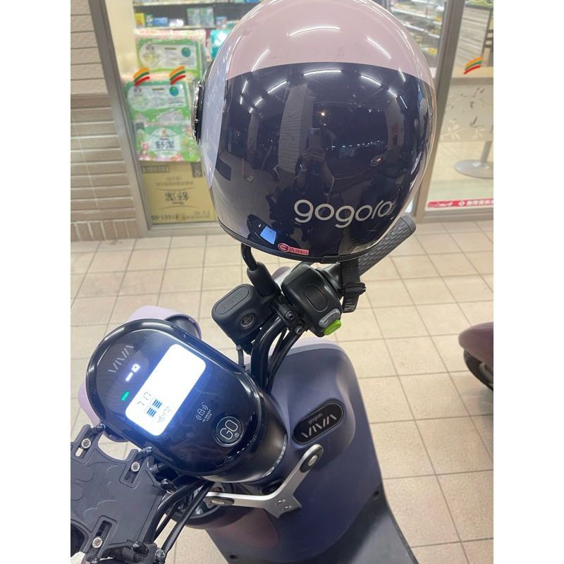 ［二手］GoGoRo 靈魂紫原廠安全帽