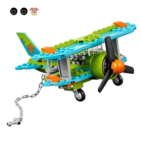 &lt;樂高人偶小舖&gt;正版 LEGO 75901 只有飛機沒有貼紙 史酷比 無人偶和手上配件和漢堡 無盒無說明書