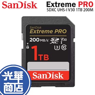 SanDisk Extreme PRO SDXC UHS-I V30 1TB 200M 記憶卡 1T 光華商場
