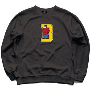 BEN DAVIS BDZ3-2000-01 PRINT SWEAT CREWNECK 大學T (黑色) 化學原宿