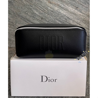 ⬜️⬜️⬜️^^Smile美妝小舖^^ 🆕DIOR迪奧 時尚白 時尚黑 大Dior LOGO 長形拉鍊化妝包 全新品