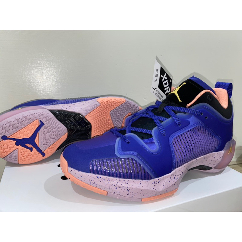 降！全新 NIKE AIR JORDAN 37 xxxvii low PF 紫 XDR外底 US9DQ4123