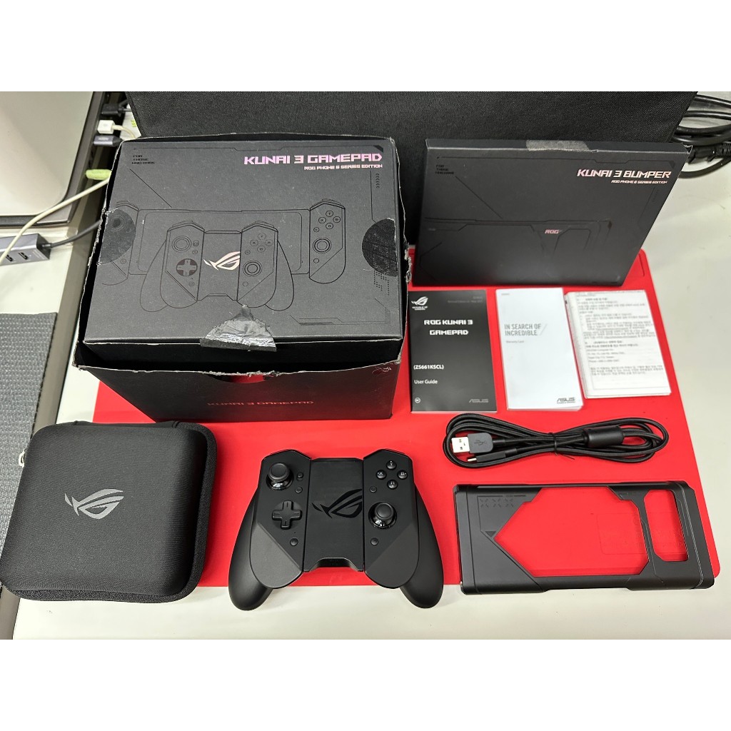 只用一次 ASUS 華碩 原廠 ROG Kunai 3 Gamepad 遊戲控制器 ZS661KSCL 手把 搖桿