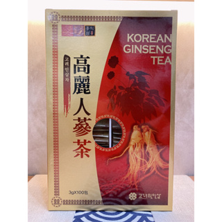 高麗人蔘茶 隨身包100入 茶飲入菜 韓國原裝進口禮盒