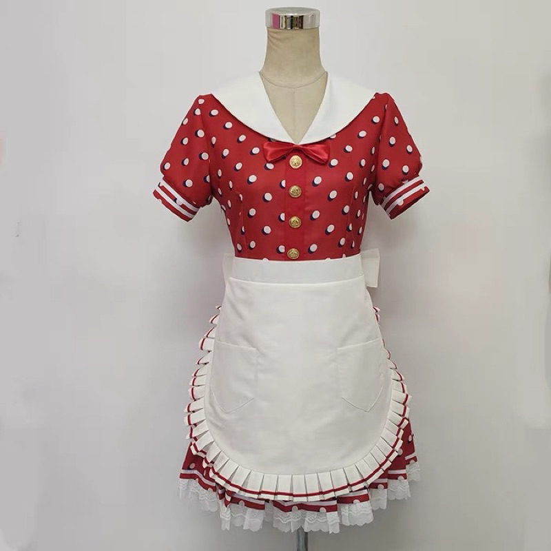 緊急出清 偶像大師閃耀色彩 偶像大師 閃耀色彩 幽谷霧子 繃帶偶像 小廚娘 洋裝 cosplay角色扮演 cos服出售