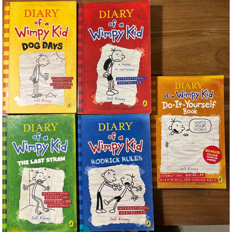 英文繪本 Diary of a wimpy kid/遜咖日記/書/英語/學習/初級