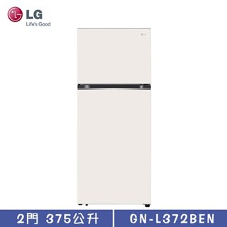 LG 樂金 GN-L372BEN 冰箱 375L 2門 上下門 四方吹冷流 變頻