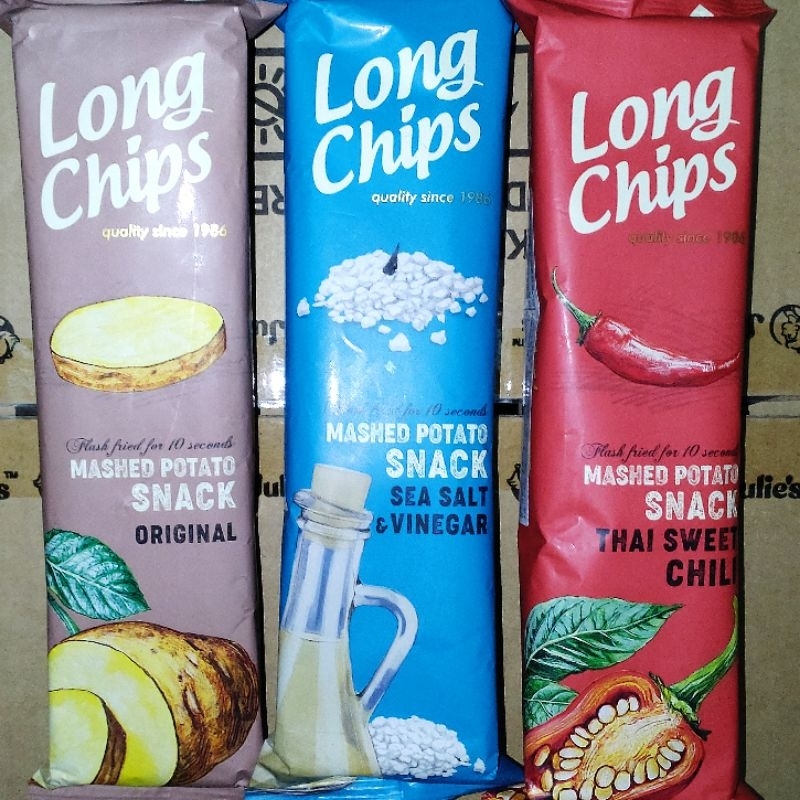沛樂斯Long Chips長形洋芋片75g 原味/海鹽&amp;醋/泰式甜辣風味 拉脫維亞 薯片零嘴餅乾零食台娃娃機