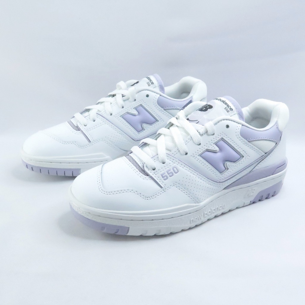 New Balance 550 休閒鞋 BBW550BV 女款 復古 白x灰紫【iSport愛運動】