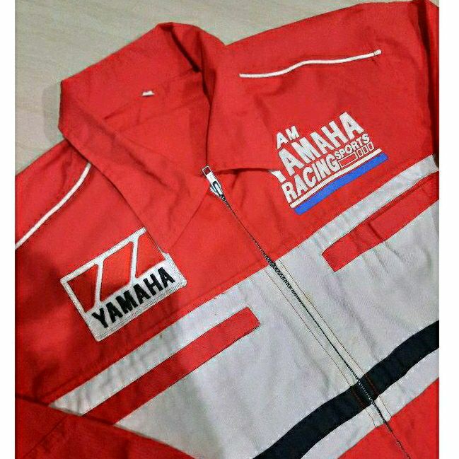 YAMAHA 山葉機車 賽車服連身工作服