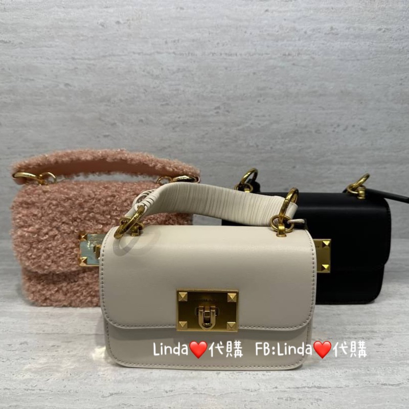 Linda❤️代購 Charles & Keith 小CK 金釦 掀蓋 手提包 斜背包 黑色CK2-50781528