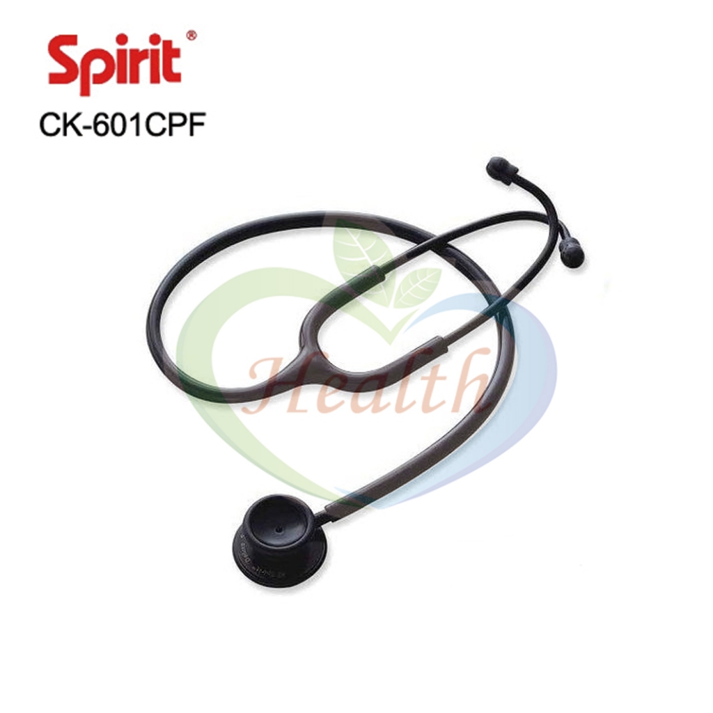 Spirit 精國 專業級輕便雙面聽診器 CK-601CPF 全黑色 雙面聽診器 台灣製