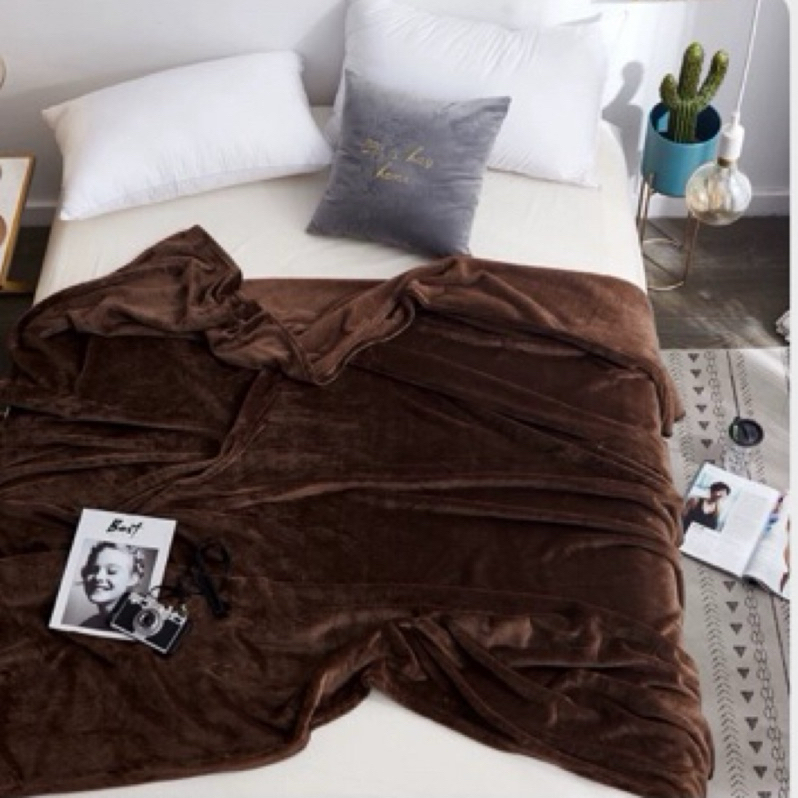 素色法蘭絨空調毯 萬用毯 素色毯子 被子 冷氣毯 柔軟親膚150x200