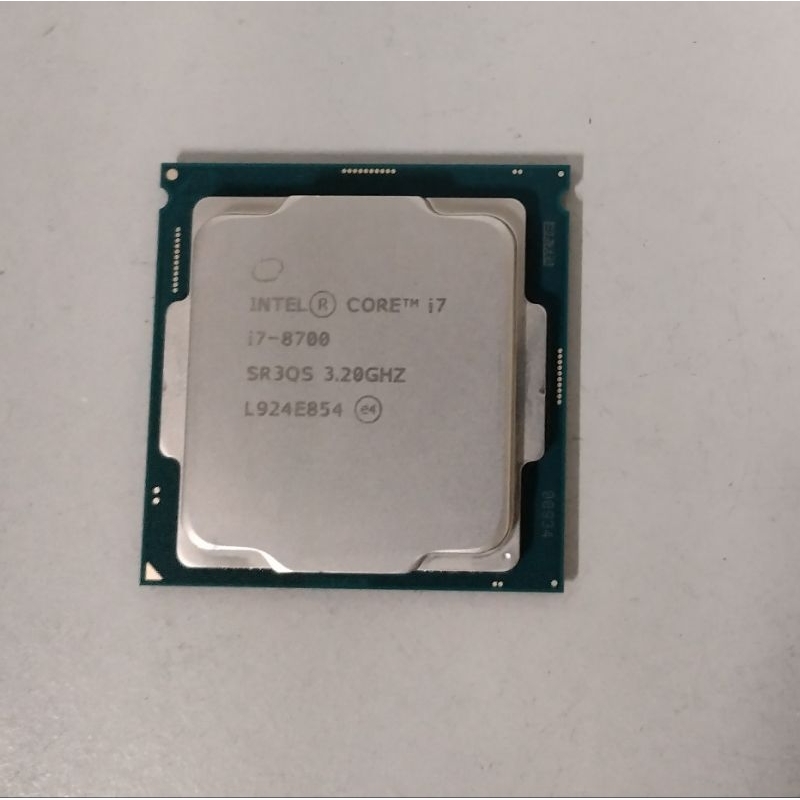 //二手良品// Intel Core™ i7八代 1151腳位 CPU i7-8700