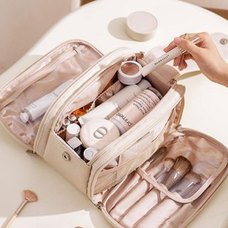 小日子美妝 | FA02 三大區化妝包 洗漱包 旅行化妝包 超大容量 化妝品收納 保養品收納 化妝刷包