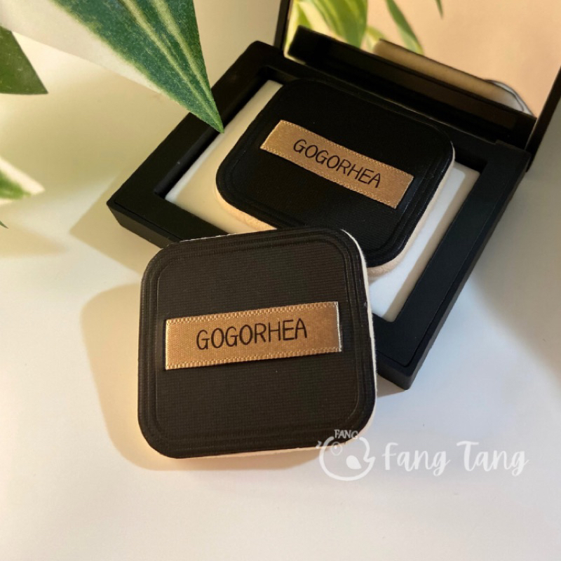 GOGORHEA 黑金NBR植絨粉撲｜台灣出貨｜粉餅替換粉撲 植絨粉餅粉撲 RHEA