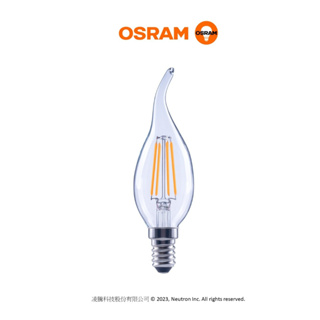 『光職人』OSRAM 歐司朗 LED E14 4.5W 拉尾燈絲燈燈泡