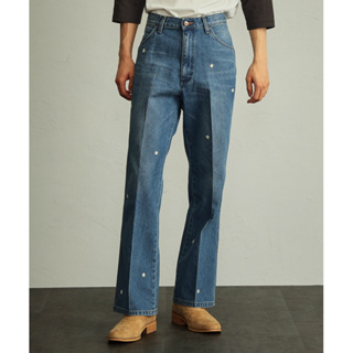 （Worldwide🇯🇵 代購) Wrangler / US ORIGINALS 刺繡小花復古喇叭牛仔褲