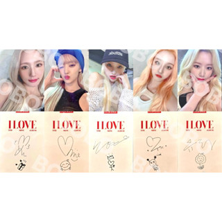 (G)I-DLE tou2.0官方特典 練習室造型麵妮娟琦刷 薇娟米妮minnie小娟雨琦舒華小卡I LOVE