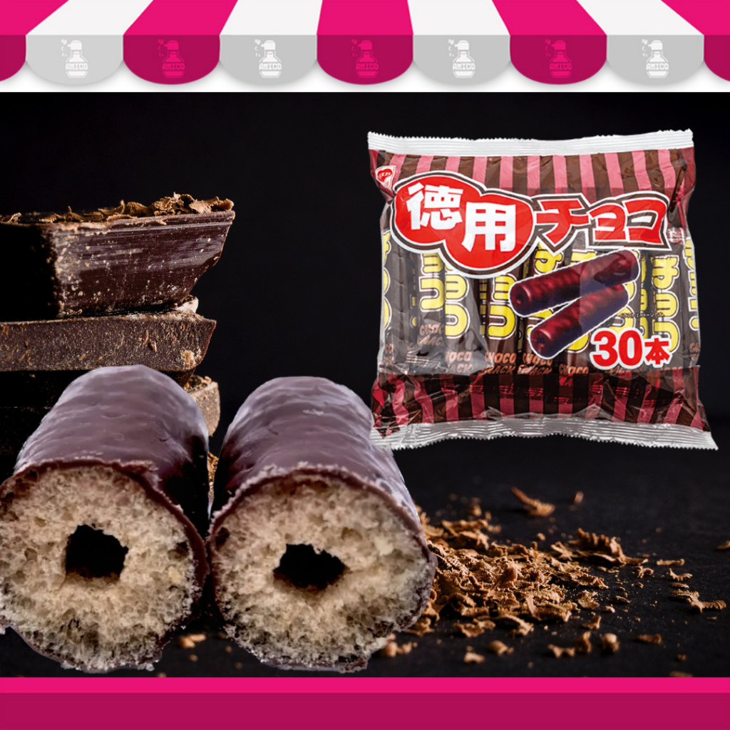 ＃日本進口＃RISKA 德用巧克力棒30支 巧克力玉米棒 日本境內原裝  177g 效期：24.02.29