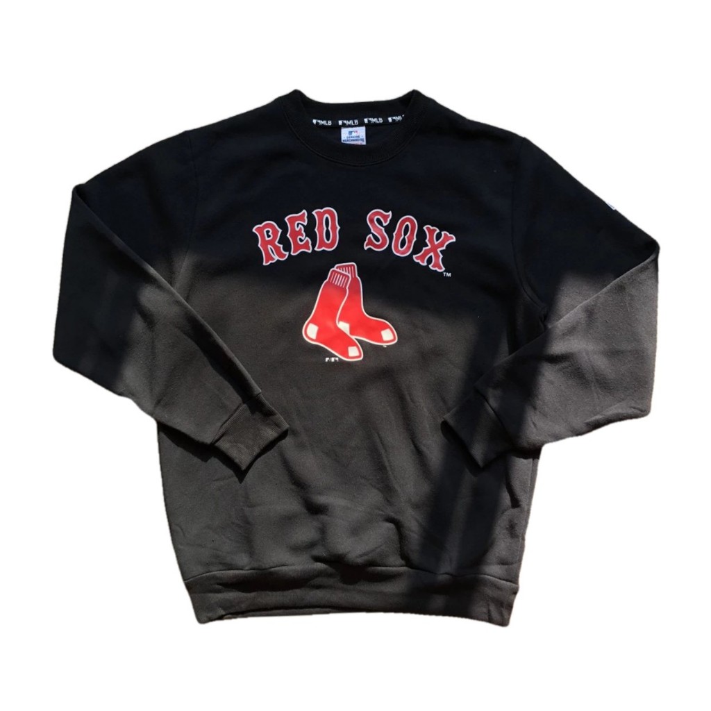 [現貨]美式職業棒球隊Tee 長袖套頭 美國大聯盟MLB 波士頓紅襪Boston Red Soxs生日交換禮物
